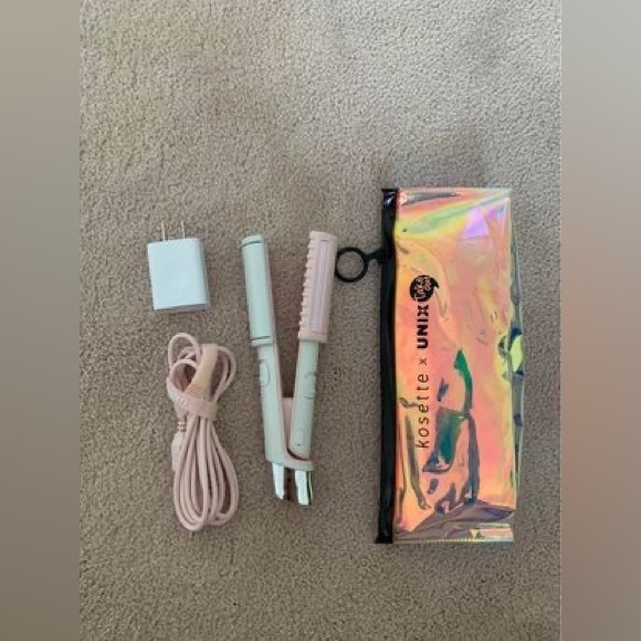 New!!Portable KOSETTE X UNIX USB MULTI IRON PINK/WHITE - Picture 7 of 10